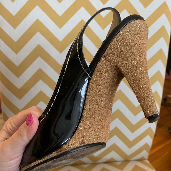 ✨ Patent Leather w Gold Glitter ✨ Bottoms - Picture 5 of 16